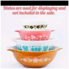 10" STANDS  4 sets of Pat.Pend.  Pyrex display Bowl STANDS ONL Rare HTF NO BOWLS