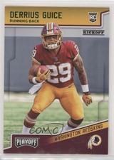 2018 Panini Playoff Rookies Kickoff Derrius Guice #221 0w8