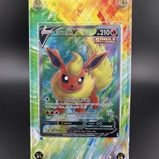 Flareon V 169/203 Evolving Skies Full Art NM - Includes Extended Art Case on eBay