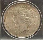 1923 Peace Silver Dollar $1 No Mint Mark Philadelphia Business Strike KM#150 .9
