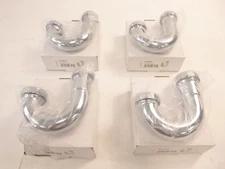 4 Pack Lasco 1-1/4" J-Bend Plumbing Pipes 03-3516 Chrome 22 Gauge
