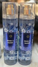 2 Bath  and Body Works Denim  Daisies Fine Fragrance Mist FULL SIZE