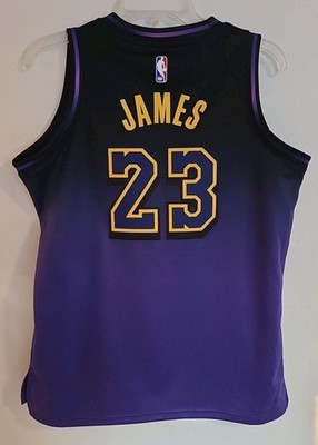 NWT Lebron James Los Angeles Lakers LakeShow City Edition Youth