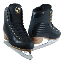 Jackson Ultima Softec Nova Womens/Girls Ice Figure Skates, Medium Width Black