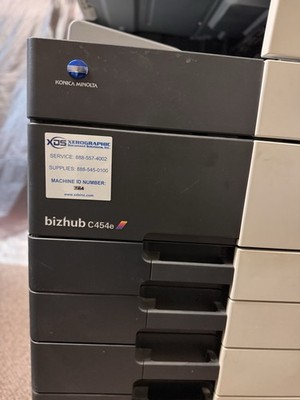 Konica Minolta Bizhub C454e Color Copier Printer Scanner