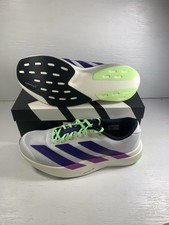 Size 11 - Adidas adiZero Evo SL White/Purple Men's Running Shoes
