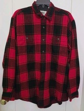 Vintage REI Wool Blend Red Plaid Flannel Shirt – Made in USA – Men’s Size M