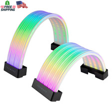 TECWARE Flex RGB Cable Cover Kit  Compatible with 24-Pin Motherboard and 8-Pin/