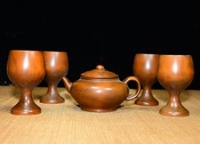 A Set of Ornaments for Collecting Small Leaf Boxwood Wine Pots