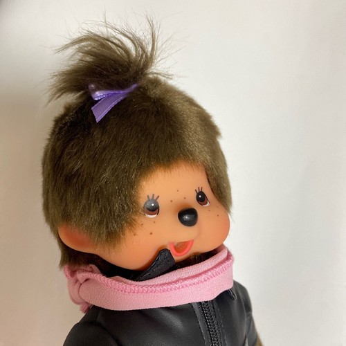 Monchhichi x Lupin III Fujiko Mine Collab Plush S Size Girl Sekiguchi Japan New - Picture 3 of 3