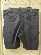 WRANGLER Men s All Terrain Cargo Shorts Navy Blue Soft Size 38