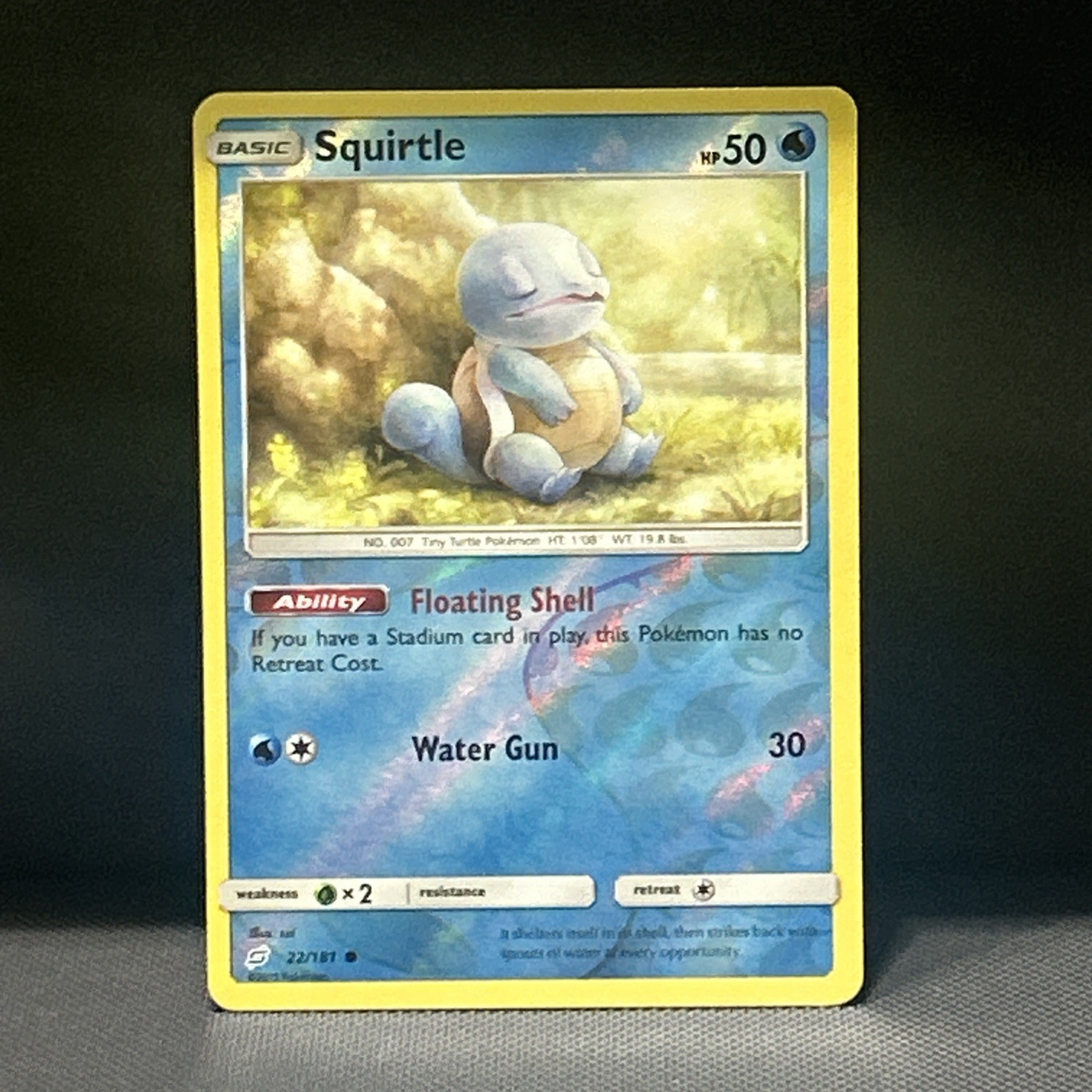 Squirtle (22) Reverse Holo SM - Team Up 22/181 2019 NM