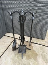 Traditional Fire Tools ( Poker,tongs,shovel,brush)And Stand