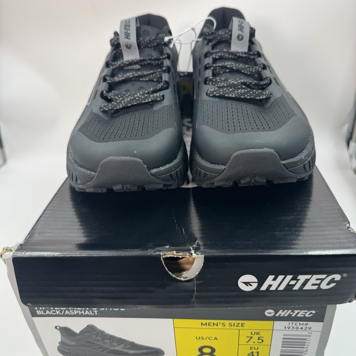 Hi Tec Mens Trail Running Shoes Black Asphalt CH80450M-BV Size 9.5 NEW Hi Tec Men main image 2