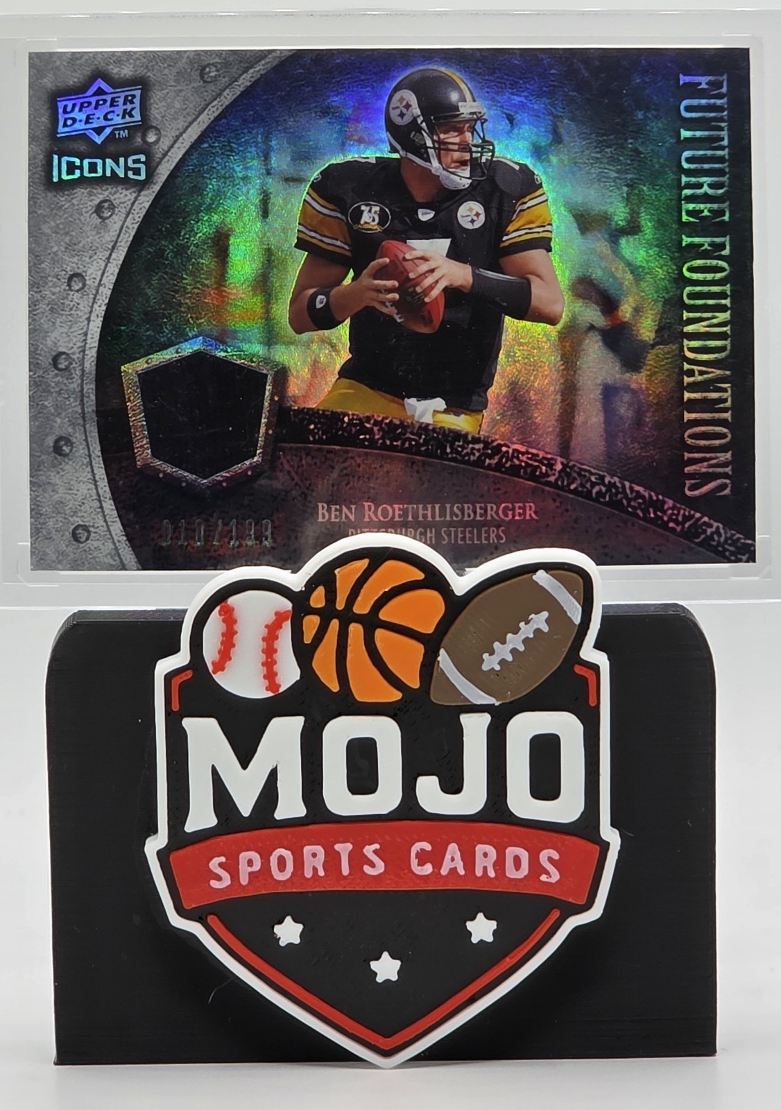 2008 UD Icons Future Foundations Rainbow Jerseys Ben Roethlisberger #FF3 010/199