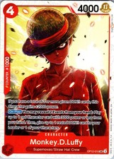 Monkey.D.Luffy OP12-015 SR ONE PIECE Tcg Card Game NM Red