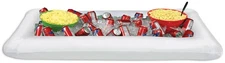 Inflatable White Buffet Cooler of Size 28"W x 4' 5_"L for Halloween - Beistle