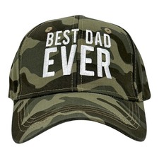 Best Dad Ever Hat Funny Sarcastic Fathers Day Graphic Novelty Cap