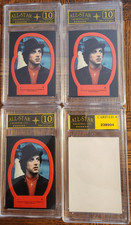 (4) Rocky /Sylvester Stallone 1979 Topps Rocky II Stickers #4 ASG 10  - Look
