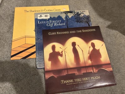 Cliff Richard and The Shadows 12'' Vinyl LP Record Bundle