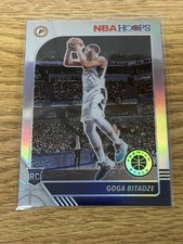 2019-20 Panini Hoops Premium Stock Goga Bitadze Silver RC #215- Pacers/ORL Magic