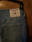 True Religion Women’s Mid Rise Skinny Jeans Blue Medium Wash Denim 5-Pocket — photo 3