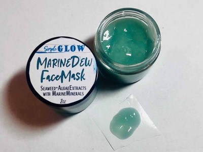 MarineDew Seaweed Hydrating Face Mask   All-Natural Anti-Aging Facial Gel Treatm