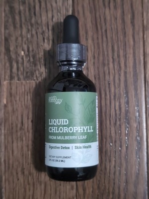 Earth Harmony Liquid Chlorophyll Mulberry Leaf Detox Cleanse 2 fl oz EXP 11/27