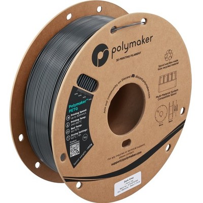 Polymaker PETG Filament, 1,75mm, 1kg - Farbton: Dark Grey
