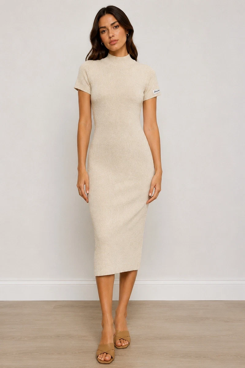 casual guess dresses Amazon.com: Guess Women's Essential Long Sleeve Eden Wrap Dress, Cream White, Extra Large : Clothing, Shoes & Jewelry