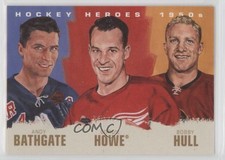 2011 Upper Deck Hockey Heroes 1950s Andy Bathgate Gordie Howe Bobby Hull HOF 2o7