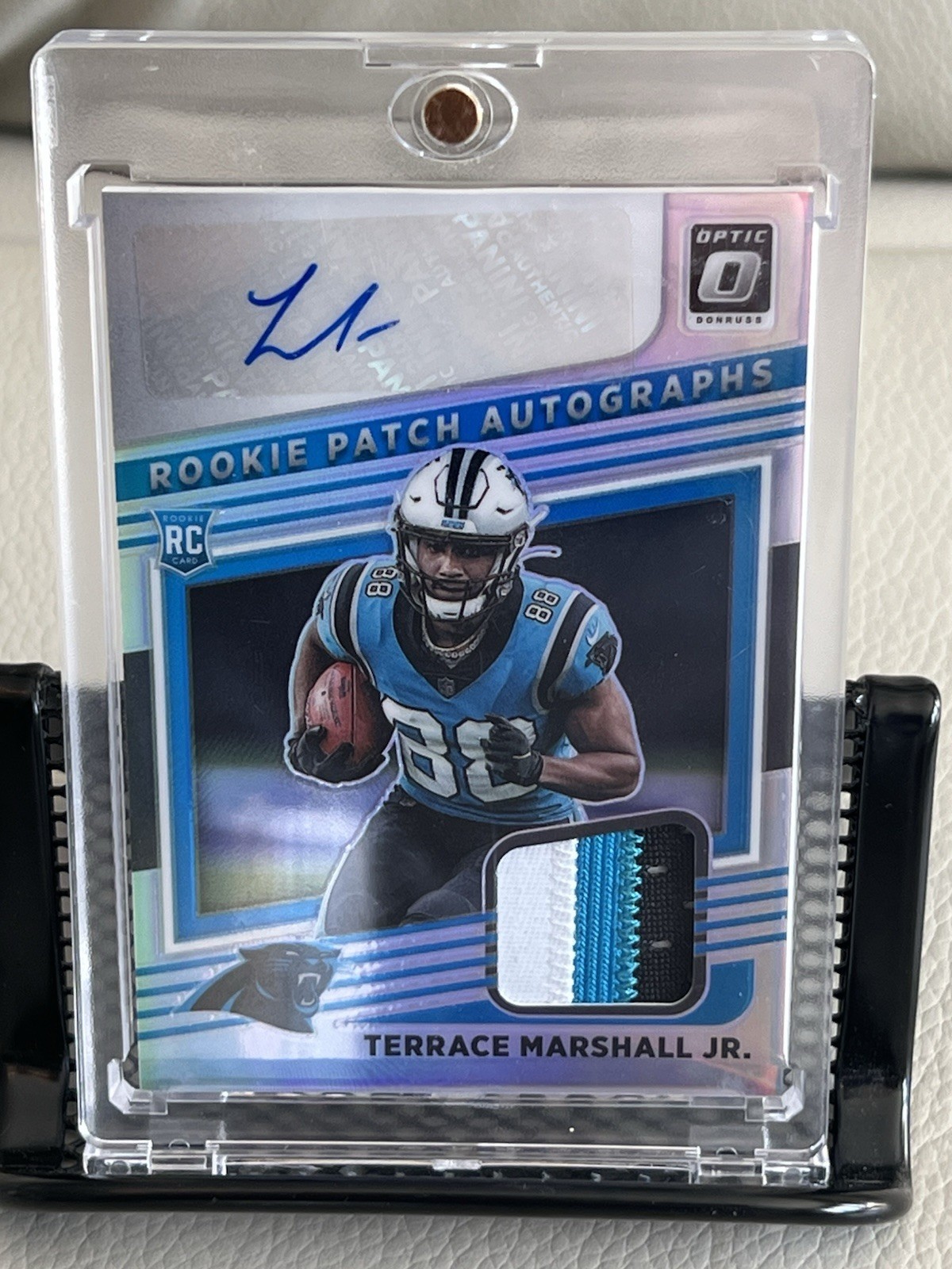Terrace Marshall Jr. Panini Donruss Optic Rookie Patch Autographs #RPATM Base
