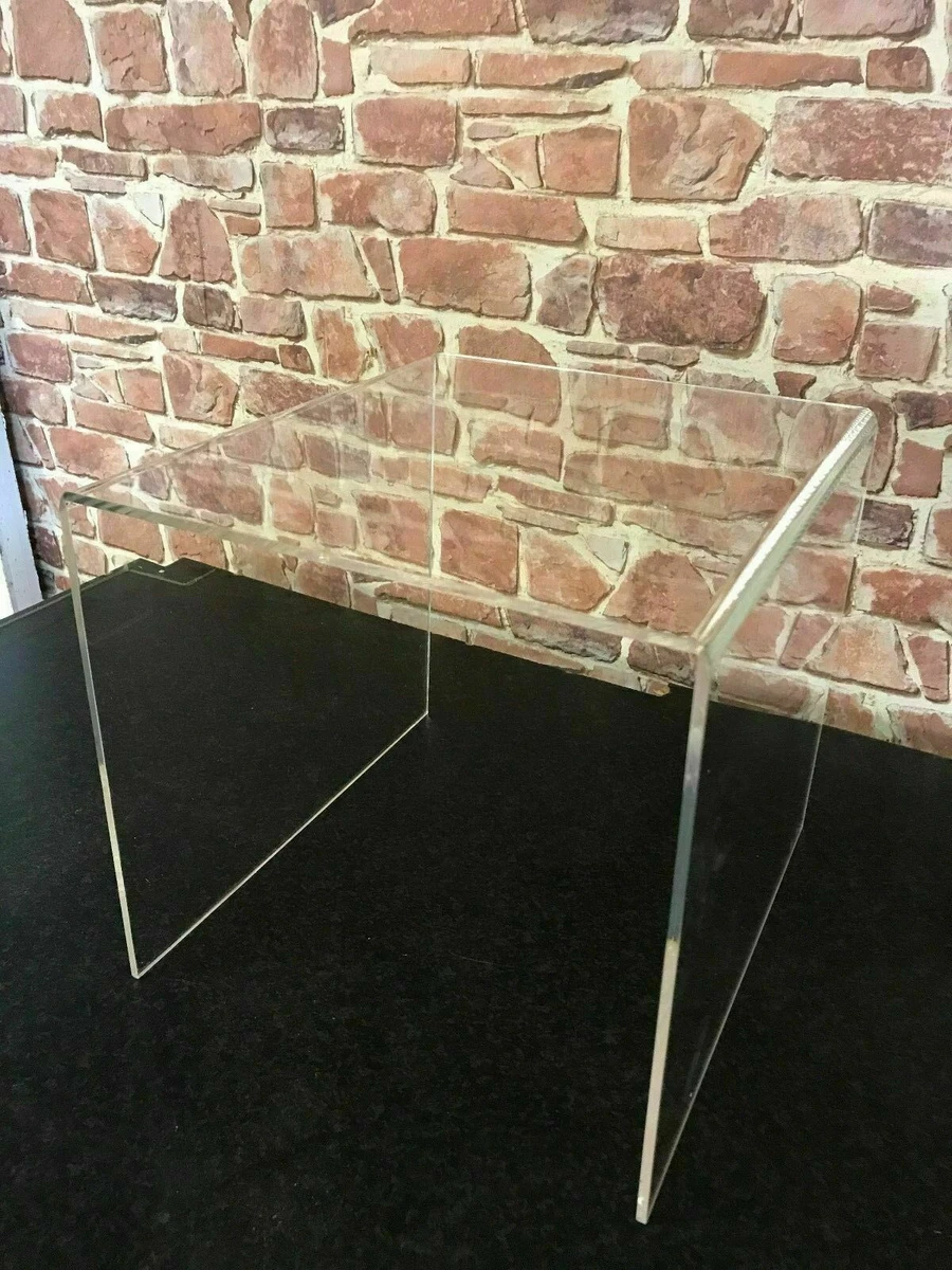 Clear Acrylic Perspex Table Bedside Table Coffee Table End Table Side Table