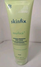SKINFIX  Glycolic Renewing  Body Scrub  8 fl oz -Vegan, New Sealed