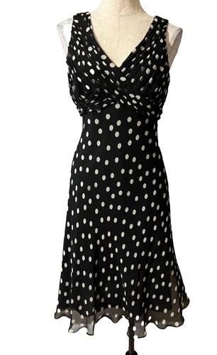 adrianna papell black and white polka dot dress Ladies Dresses Apc Polka Dot Dress Adrianna Papell Women's Polka-Dot Fit  Flare Dress Macy's