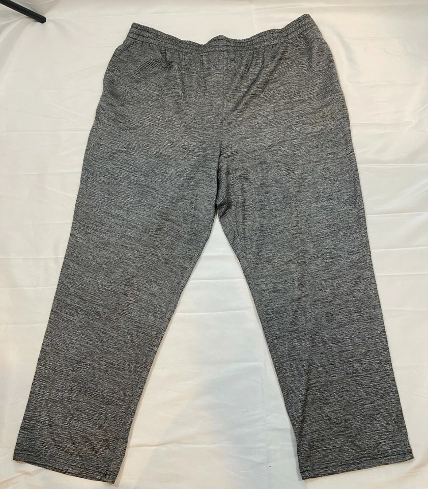 Pantalones pulóver Attitudes by Renee para mujer Petite Foil brezo jersey talla XL Foto 2 de 4