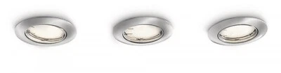 Massive Einbaustrahler Venza 3er Set Einbauspots GU10 Warmweiß IP23 59743-17-10 - Bild 1 von 2