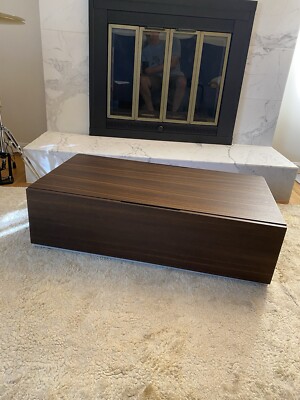 Rectangular coffee table / low chest in Spessart oak made by Poliform