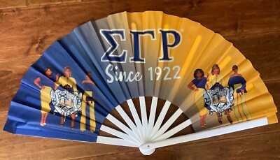 Sigma Gamma Rho - Clack Hand Fan   25 inches wide