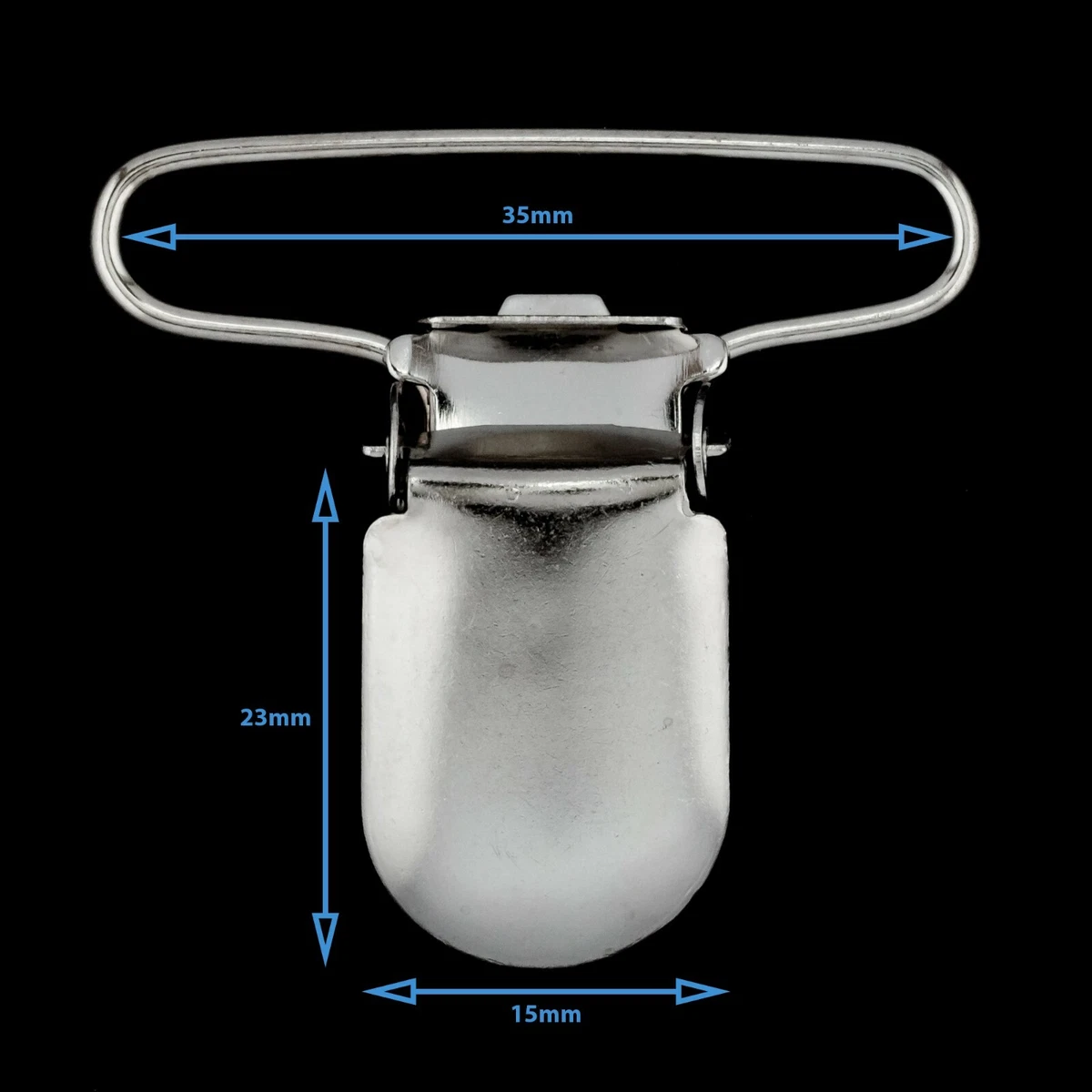 Metal store teething rings