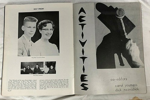 1957 Wisconsin High Yearbook Madison, WI Baby Badger (UW-Ed Dept School) - Picture 3 of 7