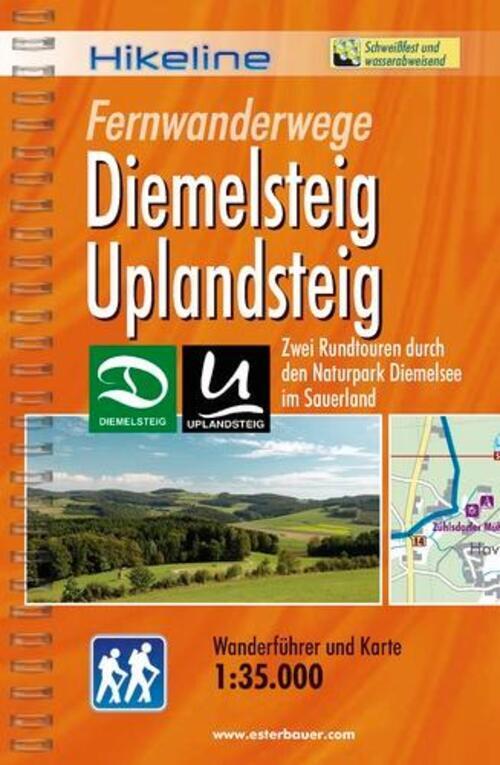 Thumbnail - Hikeline Wanderführer Fernwanderwege Diemelsteig Uplandsteig Malecha