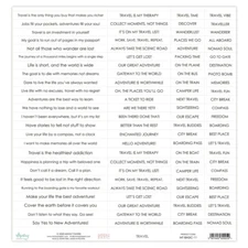 Mintay Papers 12 X 12 Sentiments Paper - Travel