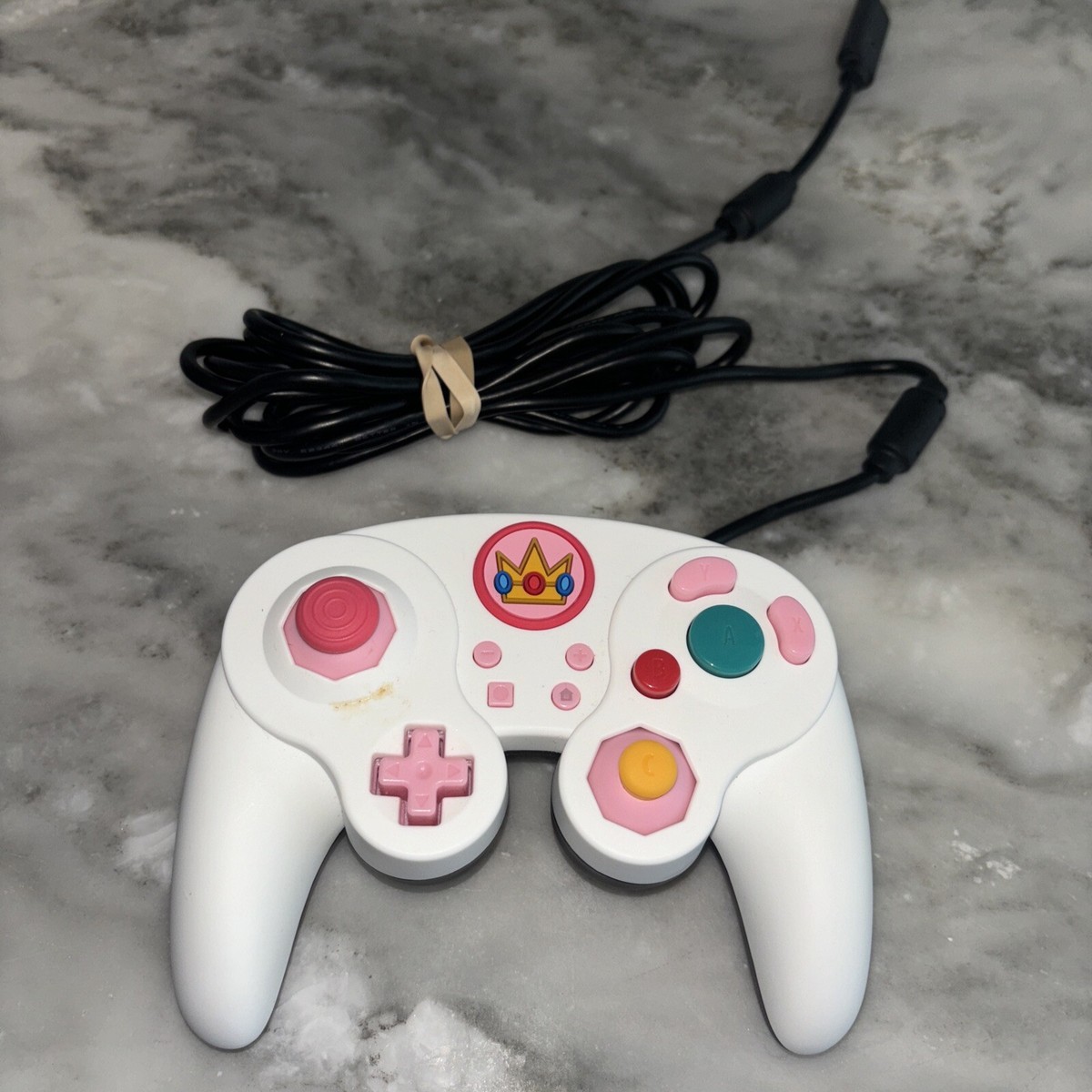 PDP Gaming Princess Peach Wired Fight Pad Pro Controller Nintendo