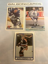 Glenn Anderson 3 Card Lot. Ultra Topps Premier Free Shipping! NM+ HOF