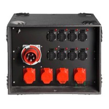 380V 5P 63A Stage Equipment CEE Connector Power Distribution box for Stage Light