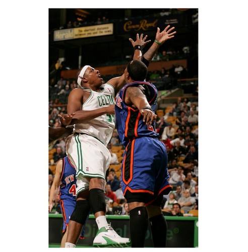 THE BIG 3 DEBUT 2007 Celtics Knicks 10/17 Full Ticket PIERCE GARNETT RAY ALLEN - Picture 6 of 12