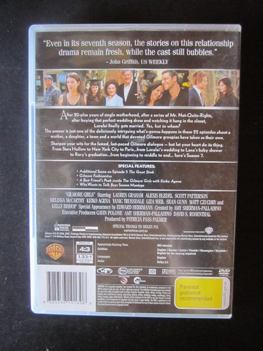 DVD GILMORE GIRLS THE COMPLETE 7 SEVENTH SEASON GREAT **** MUST SEE **** - Picture 2 of 2
