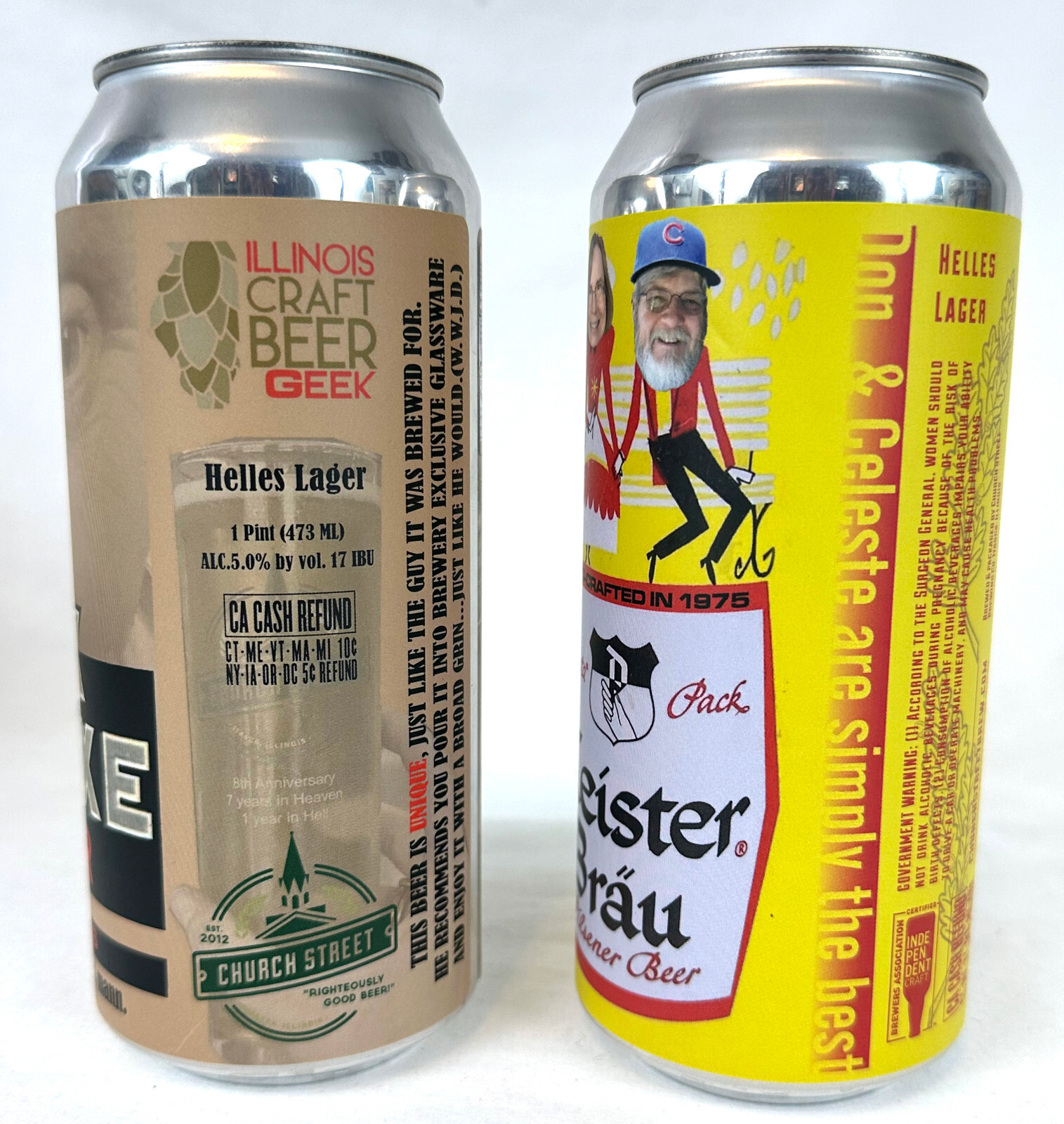 2023 NABA Chicago Convention Can Set Meister Brau & Fox Deluxe Beer
