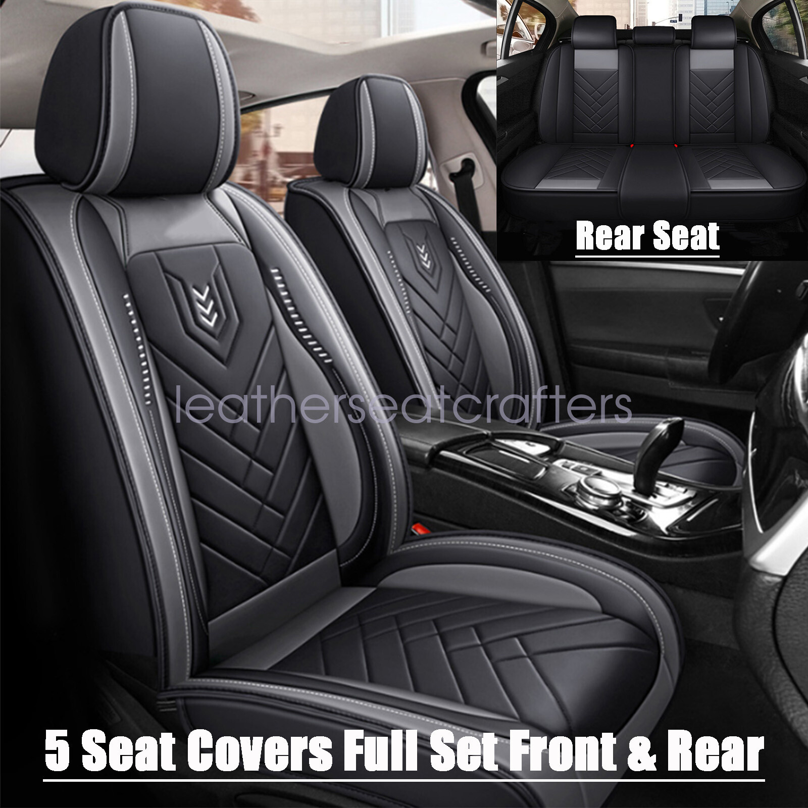 Car Seat Cover Protector Cushion For 07-23 Chevy Silverado GMC Sierra 1500 2500